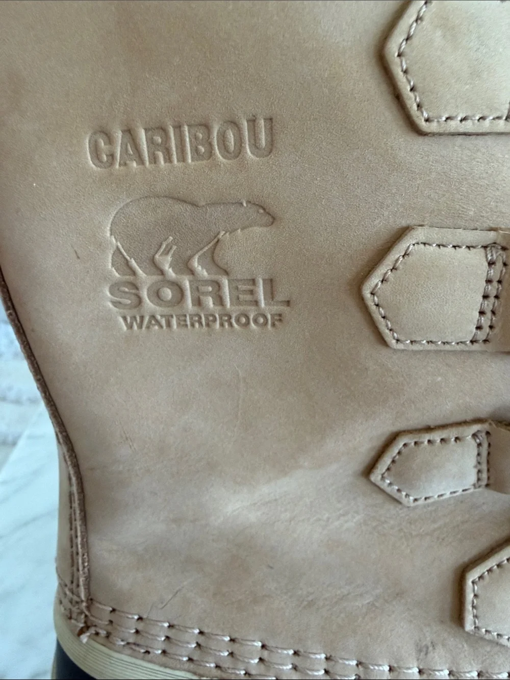 ✨Worn Once! ✨ Women’s Sorel Caribou Waterproof winter boots! 🛑Runs big!!